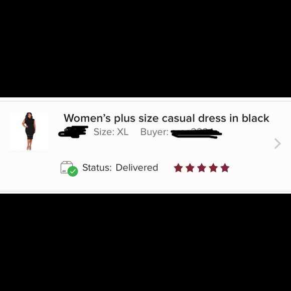 (Last 1)🌴Women’s plus size casual dress in black - Picture 3 of 7